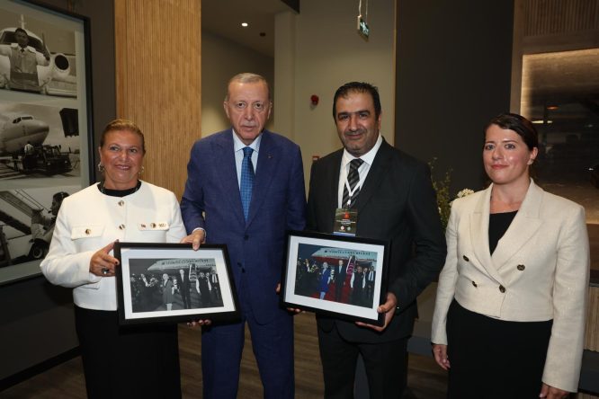 Cumhurbaşkanı Erdoğan’dan Çelebi Platinum Lounge’a ziyaret