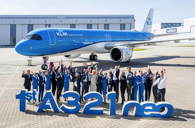 KLM ilk A321neo uçağını teslim aldı