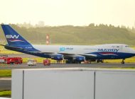 Silk Way’in B747-400F uçağı inişte lastik patlattı