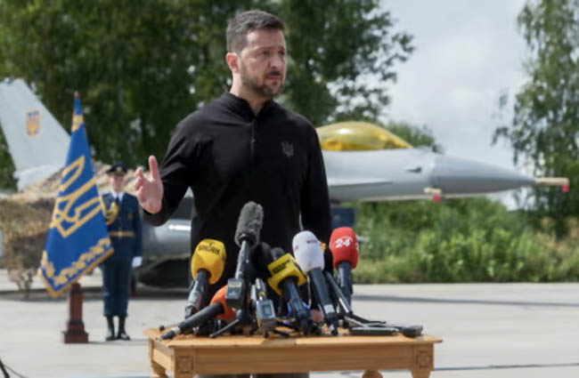 Zelenskiy, “Rusya’ya F-16’lar ile cvap vereceğiz”