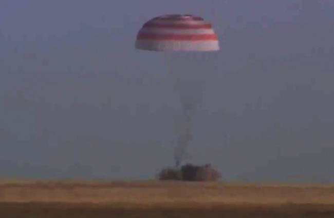 Soyuz MS-25 mekiği dnyaya döndü