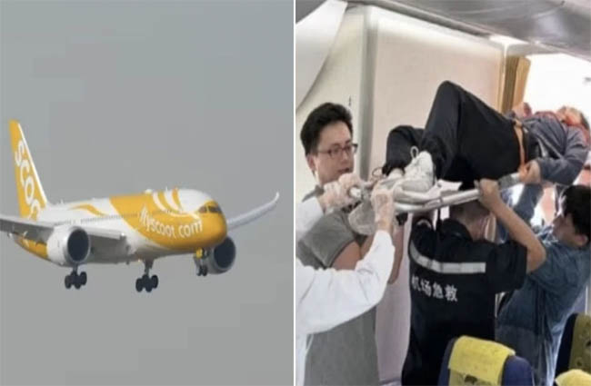 Scoot Havayolları’nın B787-9’u türbülansa girdi