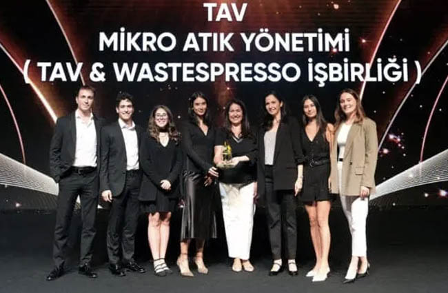 TAV “Mikro Atık Projesi”ne ödül