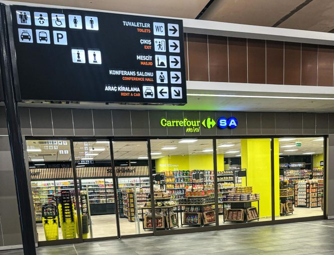 Çukurova Uluslararası Havalimanı’nda CarrefourSA açıldı