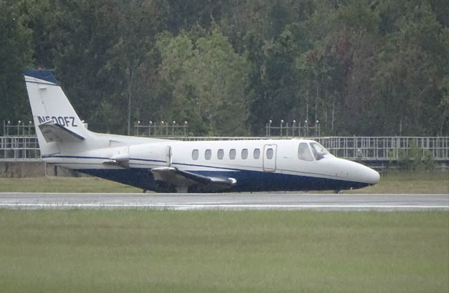 Florida’da Cessna 560 Citation inişte pistten çıktı