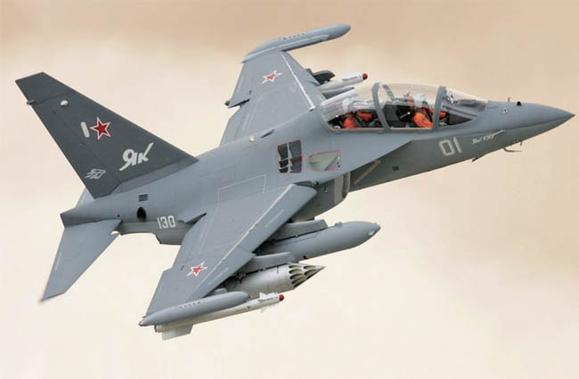 Rusya’da Yak-130 düştü