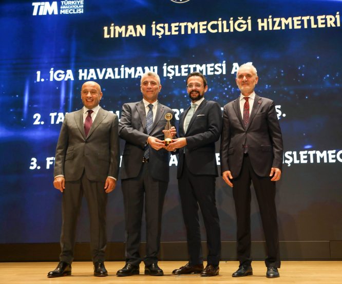 İGA “Liman İşletmeciliği Hizmetleri” ödülünü aldı