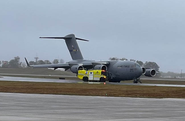 ABD Hava Kuvvetleri’nin C-17A uçağı acil indi