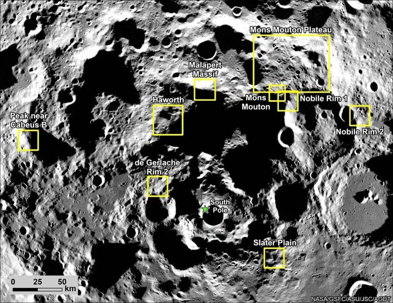 NASA, Ay’da astronotların inişi yerini belirledi