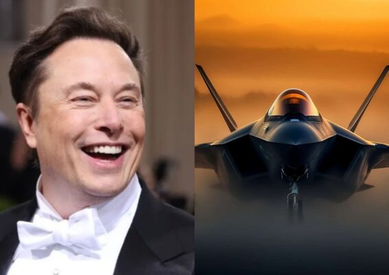 Elon Musk F-35 ile dalga geçti