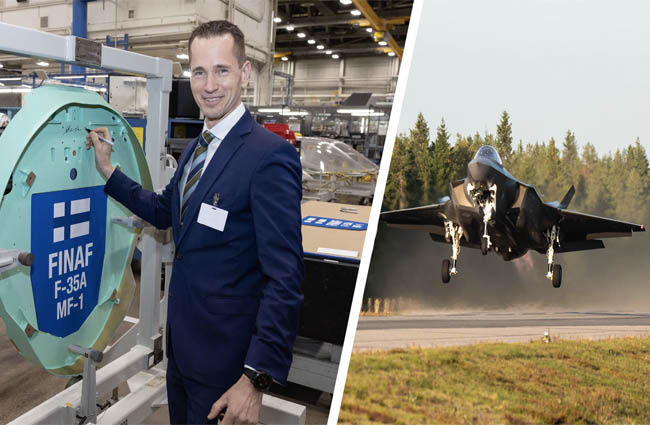 Finlandiya ilk F-35’ini üretim bandında gördü