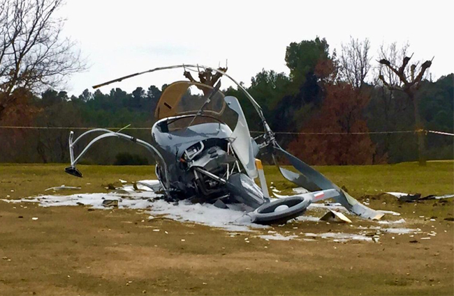 Almanya Bavyera’da G2 tipi helikopter düştü