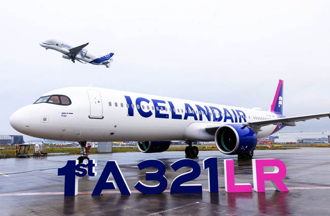 Icelandair ilk A321LR uçağını filosuna kattı