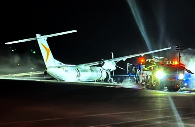 Kanada da DHC-8 gövde üstü indi