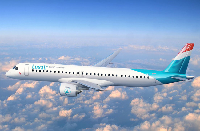 Luxair iki adet E195-E2’i filosuna katıyor