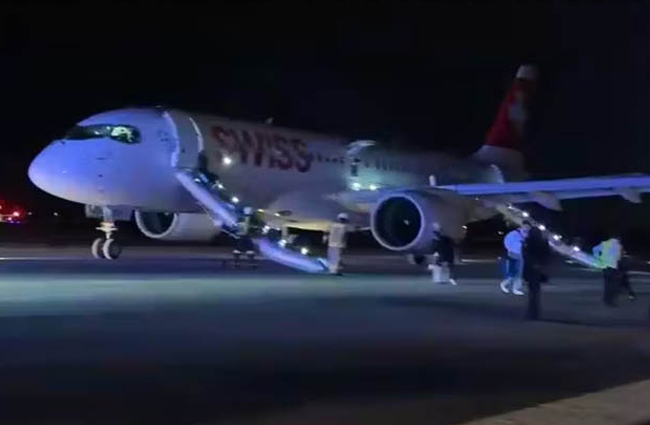 Swiss Air’in A220-300’ü Graz’a acil indi