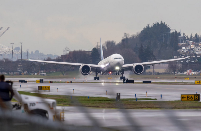 B777X’in testin ilk görüntüleri paylaşıldı