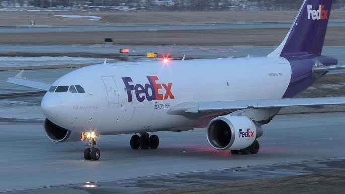 Fedex uçağından 40 dakikalık taksi