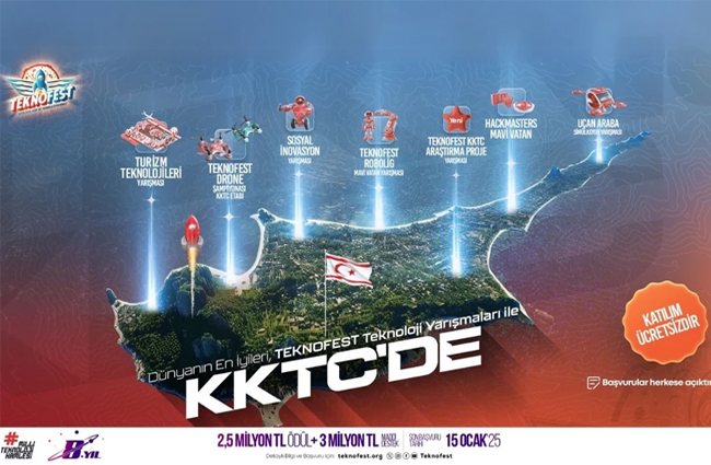 TEKNOFEST KKTC 1-4 Mayıs’ta Ercan Havalimanı’nda