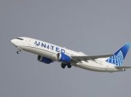 United uçağı kalkışta çakala çarptı