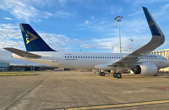 Air Astana A320neo uçağını teslim aldı