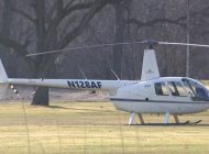 Chicago’da Robinson R44 Golf sahasına indi