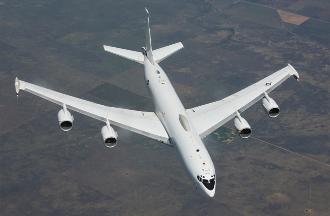 ABD’nin Boeing E-6B Mercury’si 7saat havada kaldı