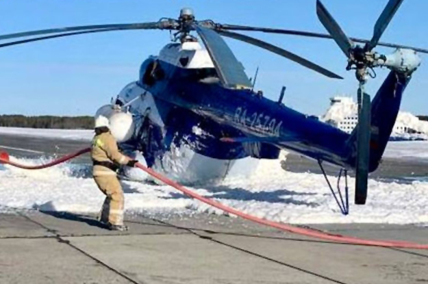 Rusya’da Mi-8 sert indi